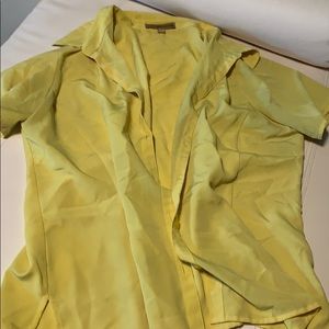 Polyester yellow shirt